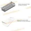 Торговый стеллаж с корзиной 1950*500*600 - uralbiznesstroi.ru – Москва
