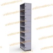  Шкаф сумочный разборный 400х500х1850 (ШхГхВ) 1х секционный 8-ячеечный S-0,6 мм (Дополнительная секция) - uralbiznesstroi.ru – Москва