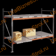 Стеллаж с выкатными платформами  2000*2700*1050 2 яруса 6 платформ - uralbiznesstroi.ru – Москва