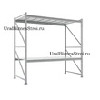 Грузовой стеллаж 2040*800*2500 2 яруса навесных с настилом (оцинк.) - uralbiznesstroi.ru – Москва