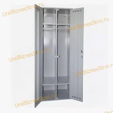 Шкаф гардеробный двухсекционный (Две двери) 1850*500*500 S-0,5мм - uralbiznesstroi.ru – Москва