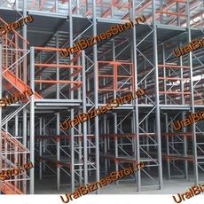 Мезонинный стеллаж 60м*32м 2 этажа 3840 м2 - uralbiznesstroi.ru – Москва