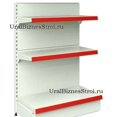 Торговый пристенный стеллаж 1450*400*600 3 полки - uralbiznesstroi.ru – Москва