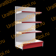 Торговый пристенный стеллаж 1950*400*900 4 полки - uralbiznesstroi.ru – Москва