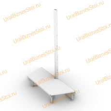 Торговые торцевые стеллажи 1450*300 1 полка - uralbiznesstroi.ru – Москва