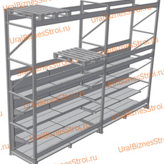 Стеллаж Cash & Carry 4000*3600*1050 - uralbiznesstroi.ru – Москва