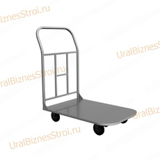 Телега грузовая платформенная ТПР-100 (500*800), г/п - 500 кг, два поворотных колеса - uralbiznesstroi.ru – Москва