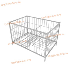 Корзина экспозиционная 1200х800х850(600) - uralbiznesstroi.ru – Москва