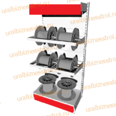 Торговый стеллаж для кабеля 1950*500*900 8 катушек - uralbiznesstroi.ru – Москва
