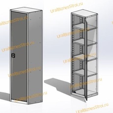 Шкаф архивный 1850*425*500 1-дверный - uralbiznesstroi.ru – Москва