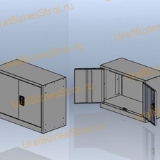 Антресоль для шкафа архивного 460*1000*500 2-дверный - uralbiznesstroi.ru – Москва