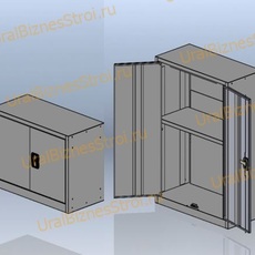 Антресоль для шкафа архивного 925*1000*500 2-дверный - uralbiznesstroi.ru – Москва