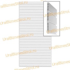 Экономпанель 1200*2400 РР пластик белая (вертикально) - uralbiznesstroi.ru – Москва