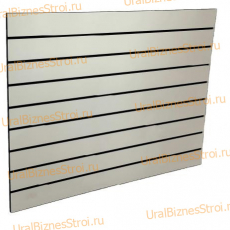 Экономпанель 1200*2400 (NS черн. МДФ) белая (Вертикально) - uralbiznesstroi.ru – Москва