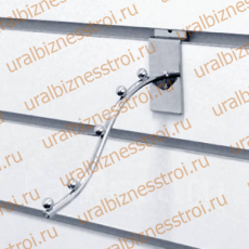 F 105-150 Кронштейн изогнутый (тонкий) с 5 шариками - uralbiznesstroi.ru – Москва