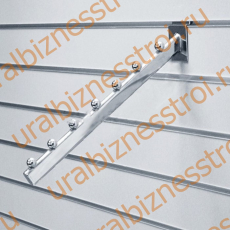 F 111 Наклонный кронштейн с 7 шариками хром L=400мм - uralbiznesstroi.ru – Москва