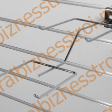 F 116 Вешалка для поясов и галстуков,300 мм, хром - uralbiznesstroi.ru – Москва