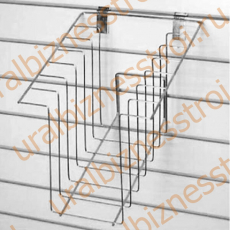 F 120/8 Держатель для рубашек 28,8*42,6*23,6 хром - uralbiznesstroi.ru – Москва