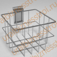 F 198 Корзина маленькая 390*300*125 хром - uralbiznesstroi.ru – Москва