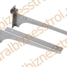 F 224 Кронштейн для полки усилен.200 мм хром, пар - uralbiznesstroi.ru – Москва