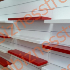 Полка ЛДСП/1200*300/(красная) - uralbiznesstroi.ru – Москва