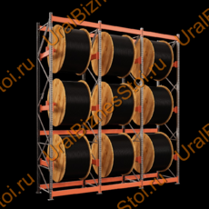 Прямые кабельные стеллажи на базе паллетных стеллажей - uralbiznesstroi.ru – Москва