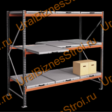 Стеллаж с выкатными платформами  2500*2700*1050 3 яруса 9 платформ - uralbiznesstroi.ru – Москва