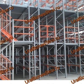 Мезонинный стеллаж 60м*32м 2 этажа 3840 м2 - uralbiznesstroi.ru – Москва