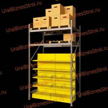 Стеллаж Cash & Carry 4000*1500*1000 - uralbiznesstroi.ru – Москва
