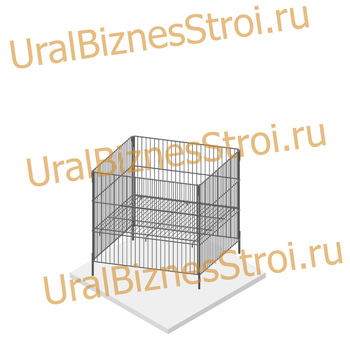 Корзина для распродаж 750х400х800 - uralbiznesstroi.ru – Москва