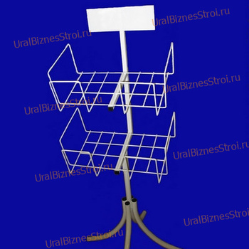 Стойка для прессы двуярусная, комбинированная, формат А4 и А3 - uralbiznesstroi.ru – Москва