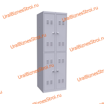 Шкаф гардеробный 4 секционный 4 двери 1850*500*600 S-0,6мм - uralbiznesstroi.ru – Москва