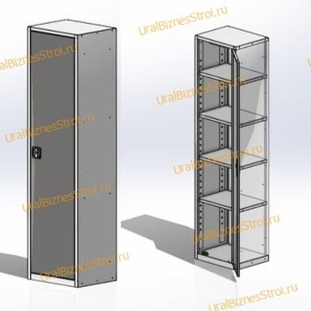 Шкаф архивный 1850*500*400 1-дверный - uralbiznesstroi.ru – Москва