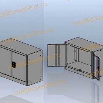 Антресоль для шкафа архивного 460*1000*400 2-дверный - uralbiznesstroi.ru – Москва