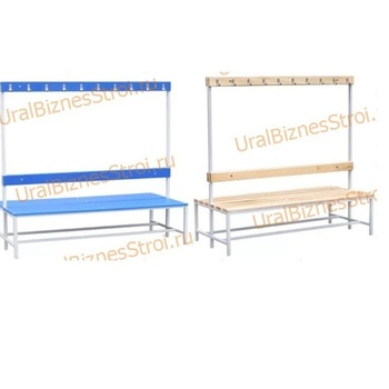Скамья гардеробная 2стороння 450(1650)*700*2000 - uralbiznesstroi.ru – Москва
