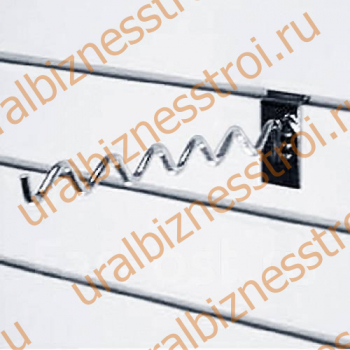 F 107 Кронштейн- змейка, 300 мм., хром - uralbiznesstroi.ru – Москва