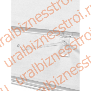 FP291 Крючок пластиковый,прозрачный 150 мм - uralbiznesstroi.ru – Москва